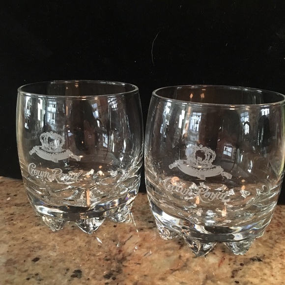 crown royal glasses with hologram